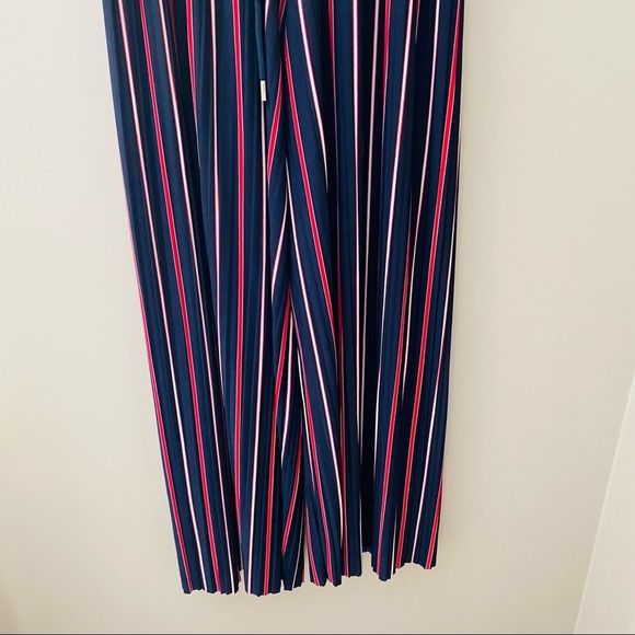 Striped Pull On Pants Blue/Red Sz 2 - Picture 3 of 10